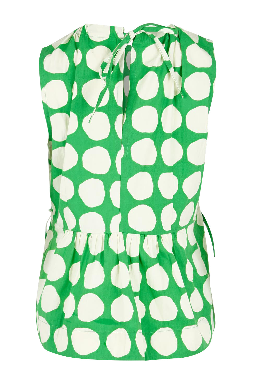 Product shot of the Carmen Top – Circulo in colour Circulo, from the back