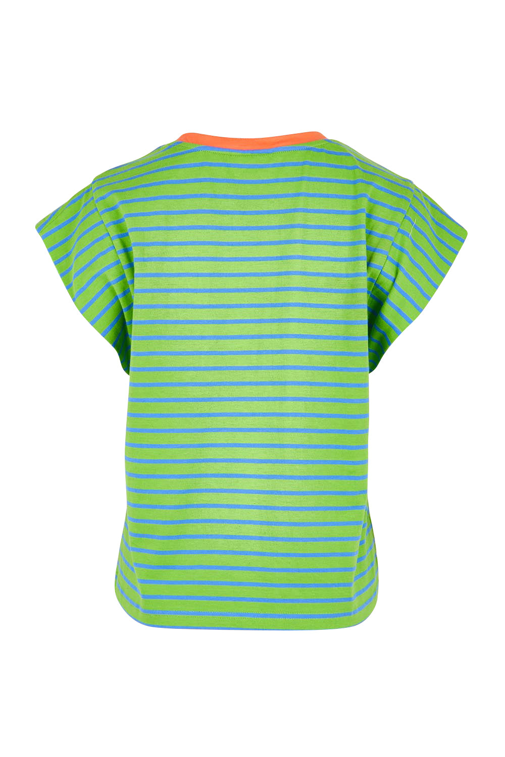 Product shot of the Bellissimo Tee – Honeydem in colour Honeydem, from the back