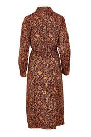 Product shot of the Juliette Cotton Dress in colour Juliette, from the back