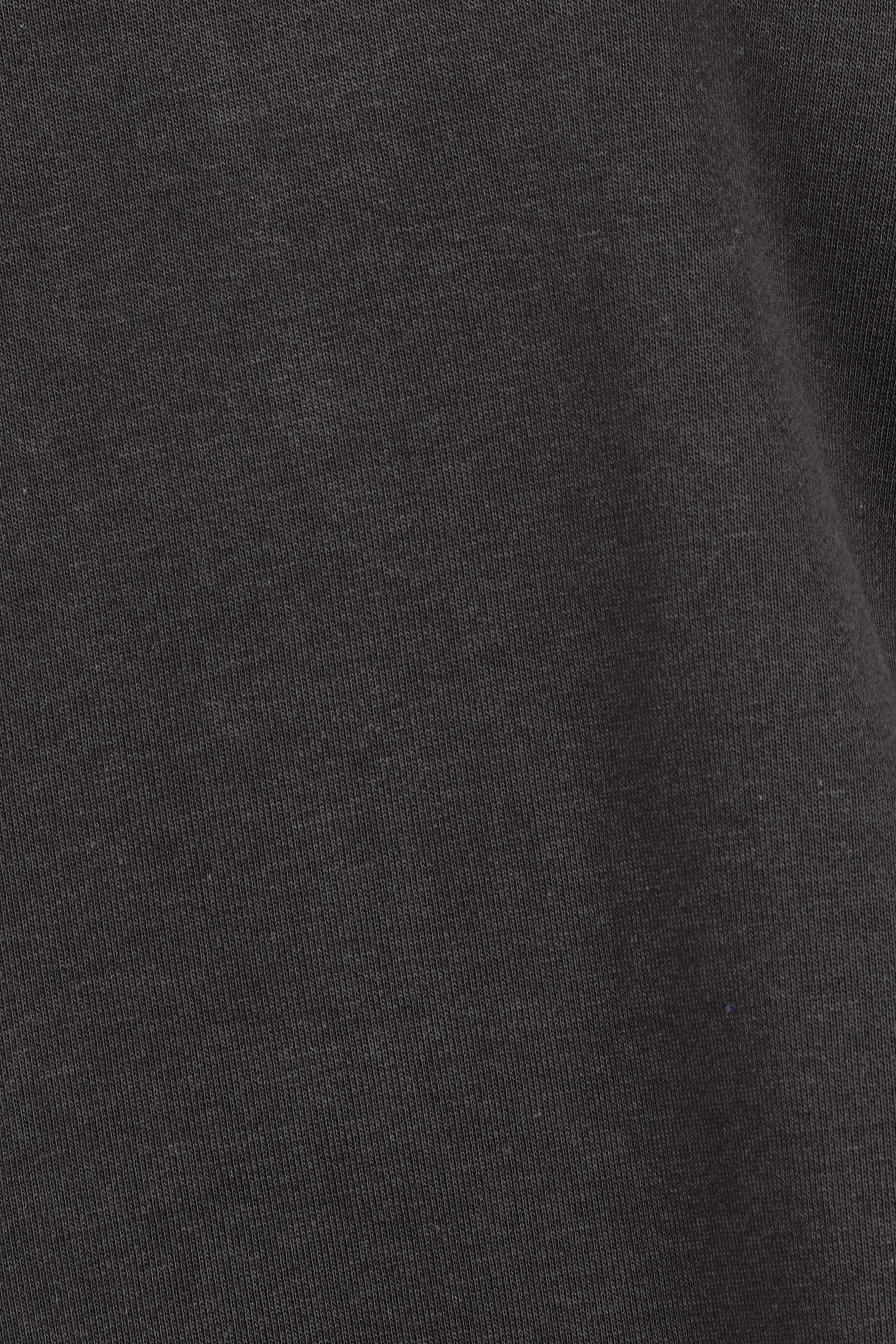Product shot of the Guru Cotton Blend Sweater in colour Black (Black), detail
