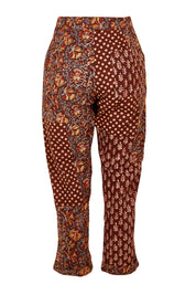 Product shot of the Juliette Cotton Pant in colour Juliette, from the back