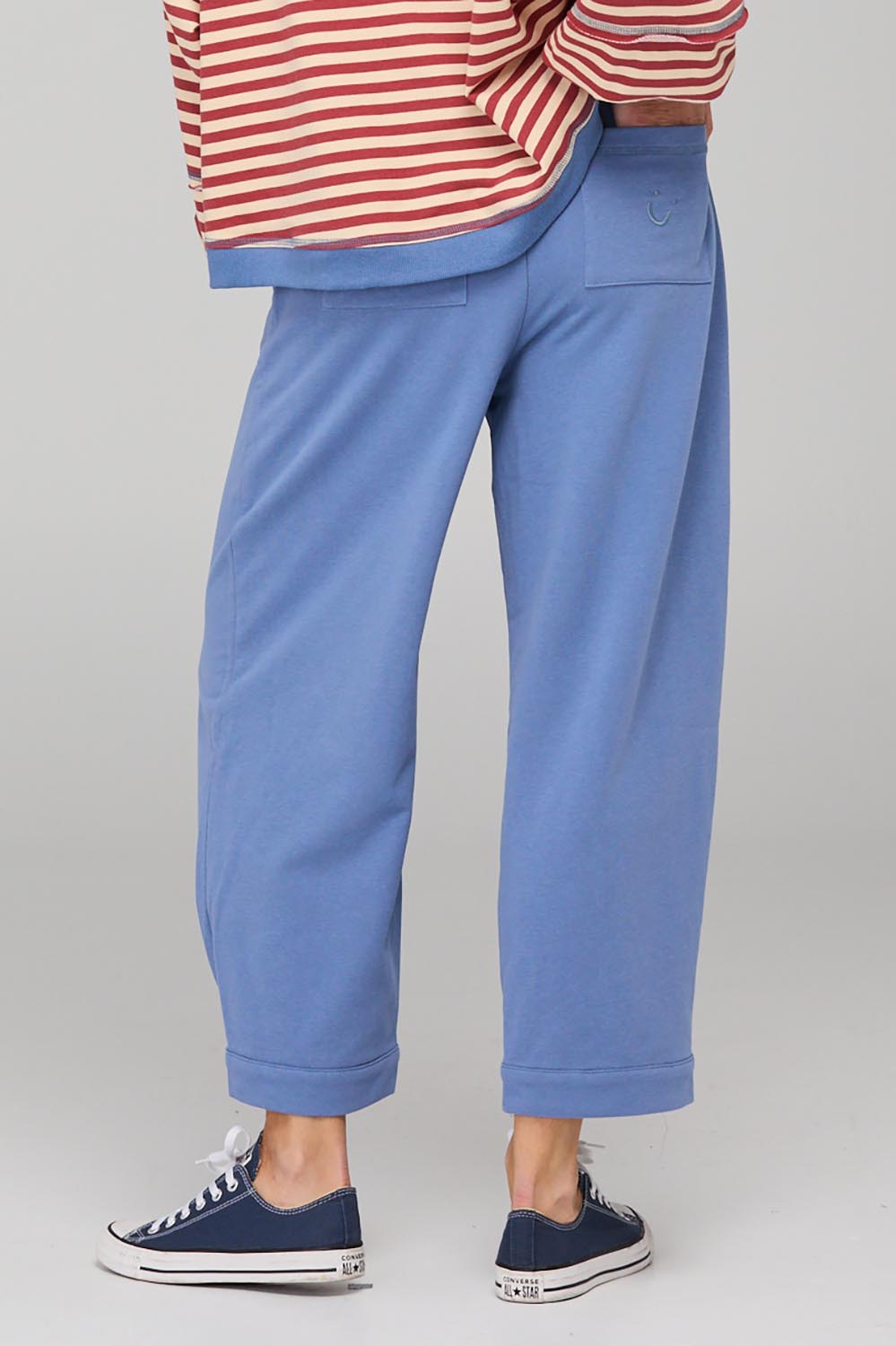 Guru Cotton Blend Track Pant - Blue