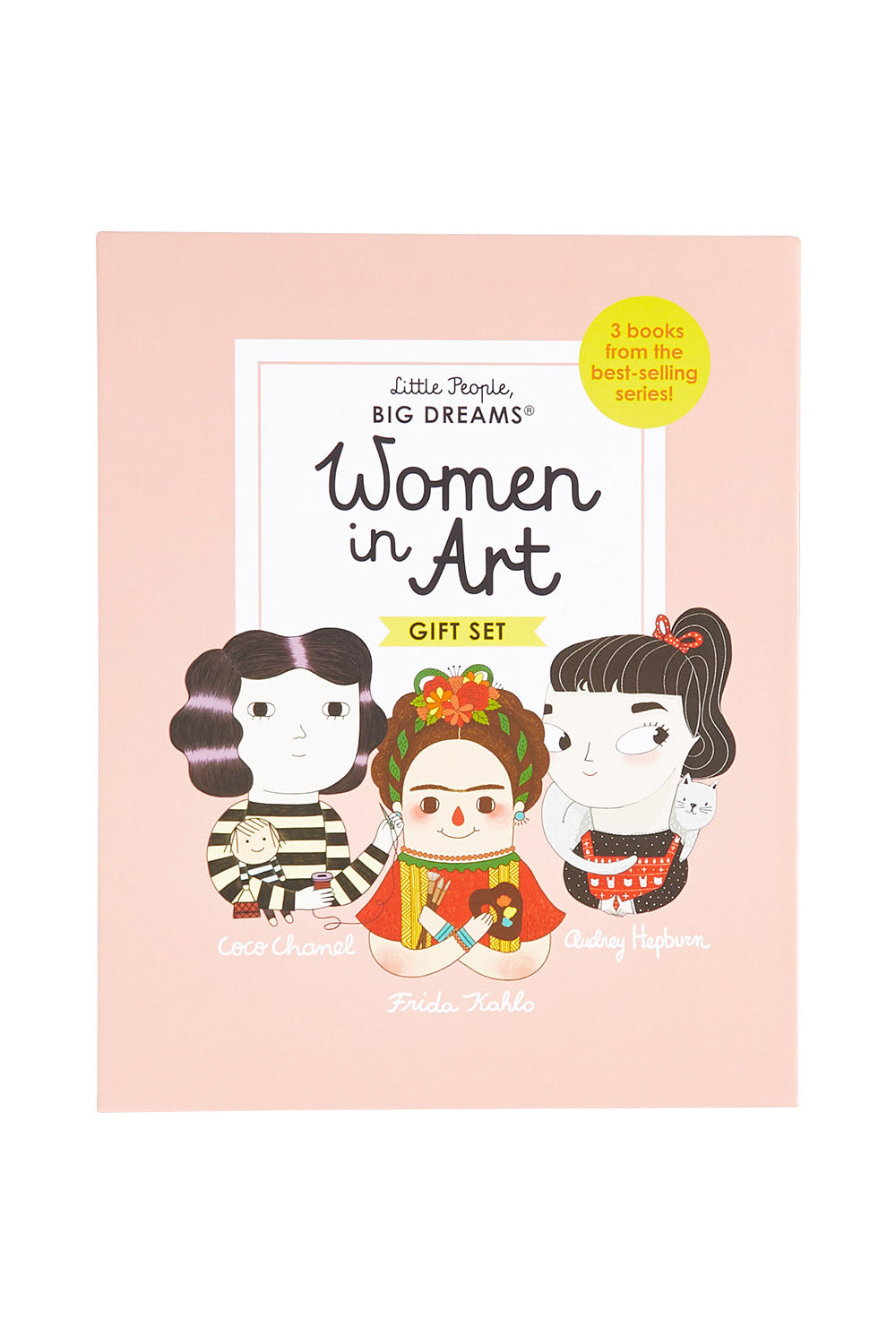 Product shot of the Little People Big Dreams Women In Art in colour Littlepeop (Black), from the front