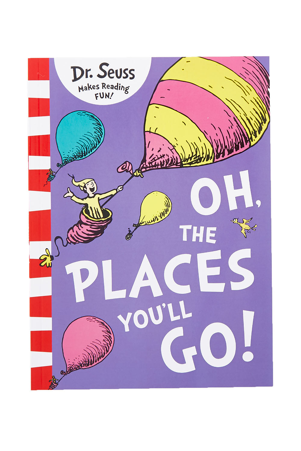 Product shot of the Oh The Places You'll Go in colour Places (Black), from the front