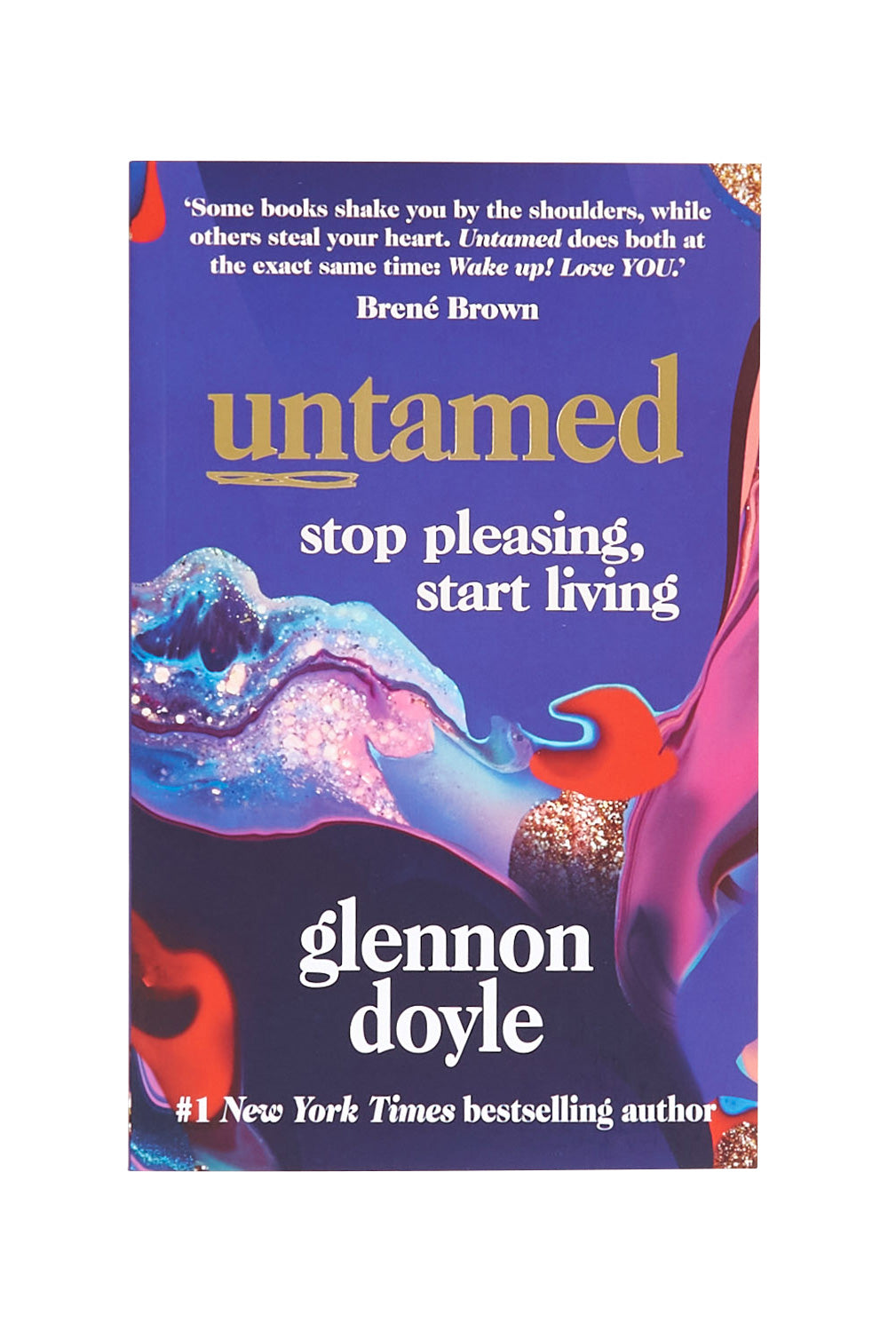 Product shot of the Untamed: Stop Pleasing Start Living in colour Untamed (Black), from the front