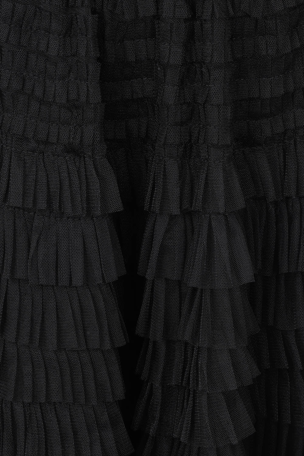 Product shot of the Chance Skirt in colour Black (Black), detail