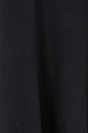 Product shot of the Sylvie Cotton Dress in colour Black (Black), detail