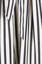 Product shot of the Avalon Dress in colour Blackstrip, detail