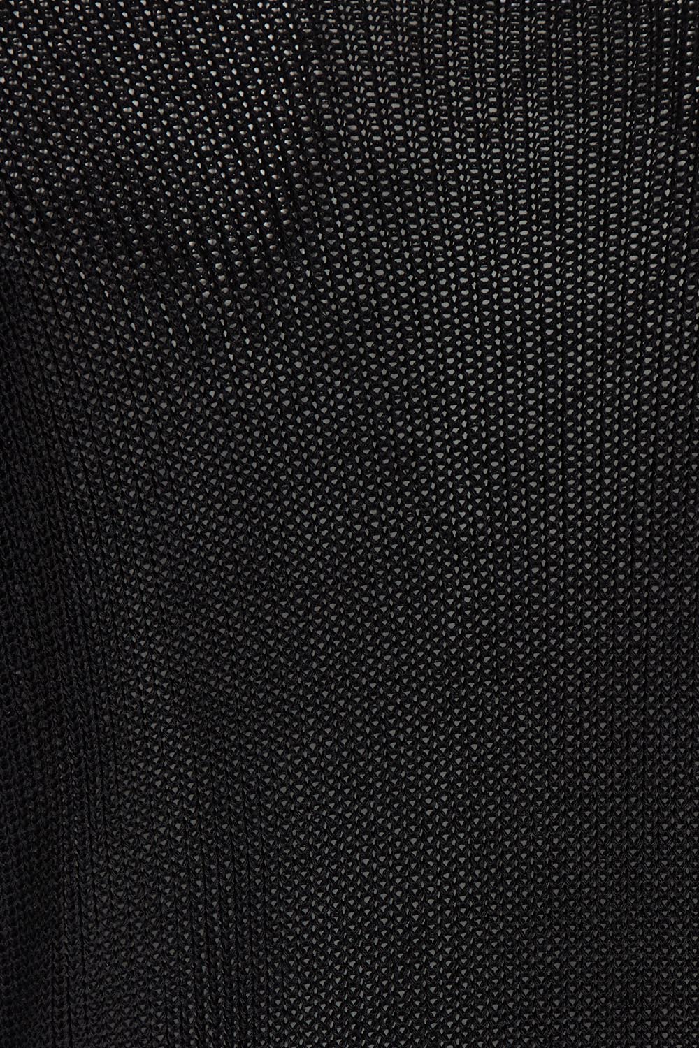 Product shot of the Limo Knit Tee in colour Black (Black), detail