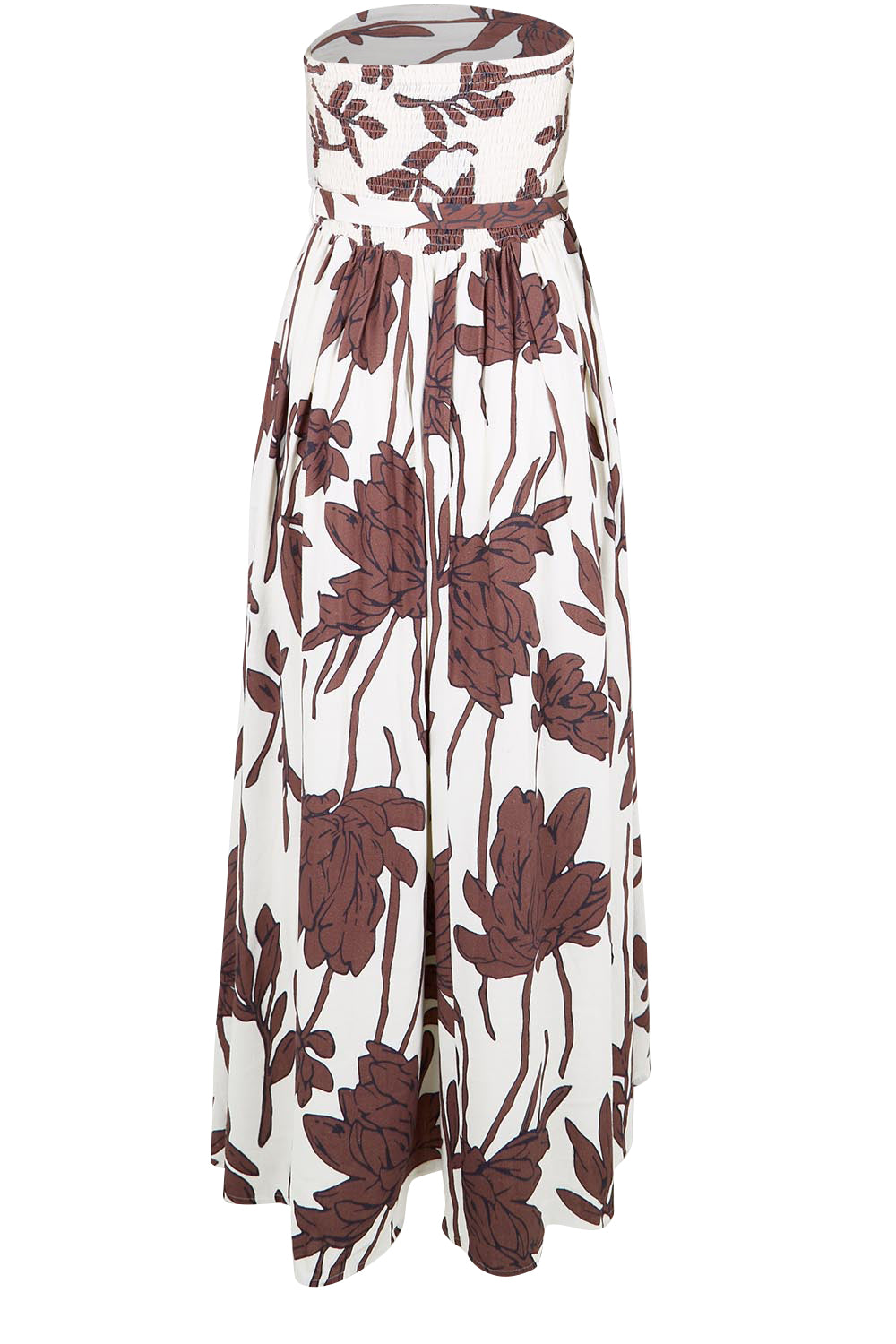 Product shot of the Avalon Dress - Siennavine in colour Siennavine, from the back