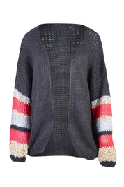 Product shot of the Cassidy Knit in colour Navy (Blue), from the front