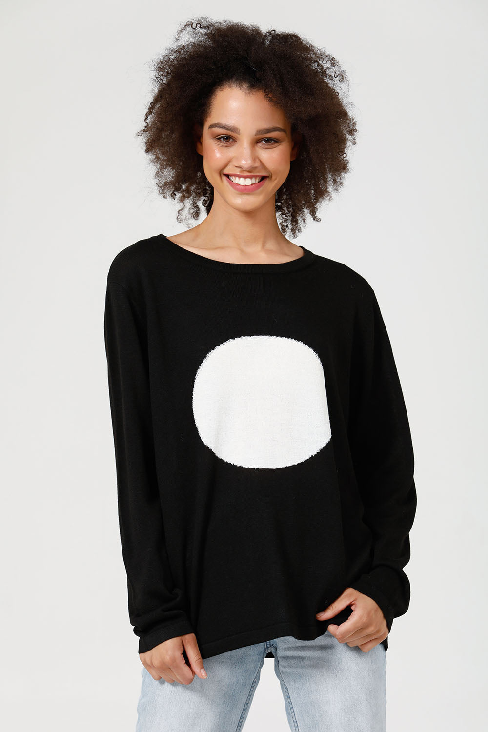 Brave & True Women's Jumpers Black Women's Fashion – birdsnest