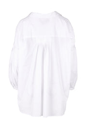 Product shot of The Duchess Shirt in colour White (White), from the back