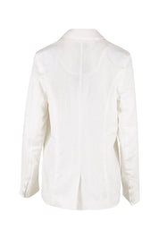 Product shot of the Elevate Jacket in colour White (White), from the back