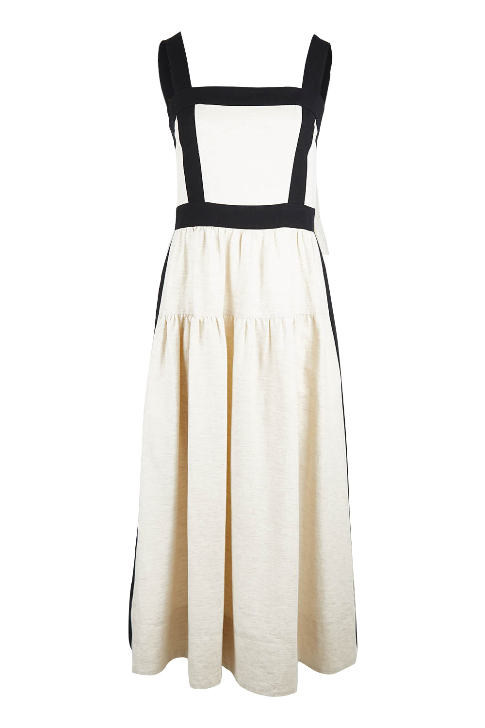 Product shot of the Jolie Dress in colour Naturalblk, from the front