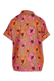 Product shot of the Alice Shirt in colour Bromley, from the back