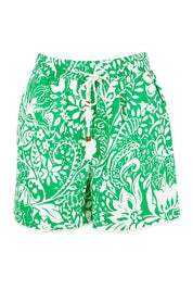 Product shot of the Wildflower Cotton Short in colour Green (Green), from the front