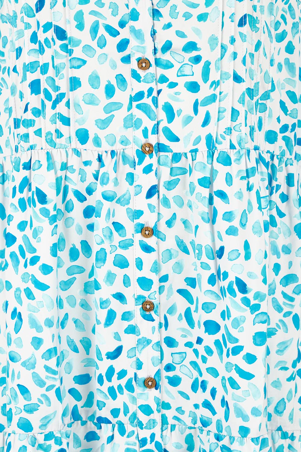 Product shot of the Sea Glitter Midi Dress in colour Blue (Blue), detail