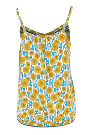 Product shot of the Parasol Cotton Cami in colour Multi, from the back