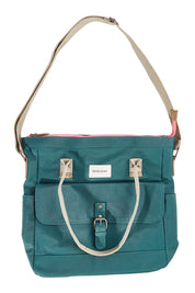 Product shot of the Sage Shopper in colour Sage (Blue), from the front