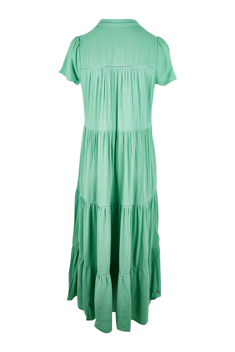 Product shot of the Wynn Maxi Dress in colour Green (Green), from the back