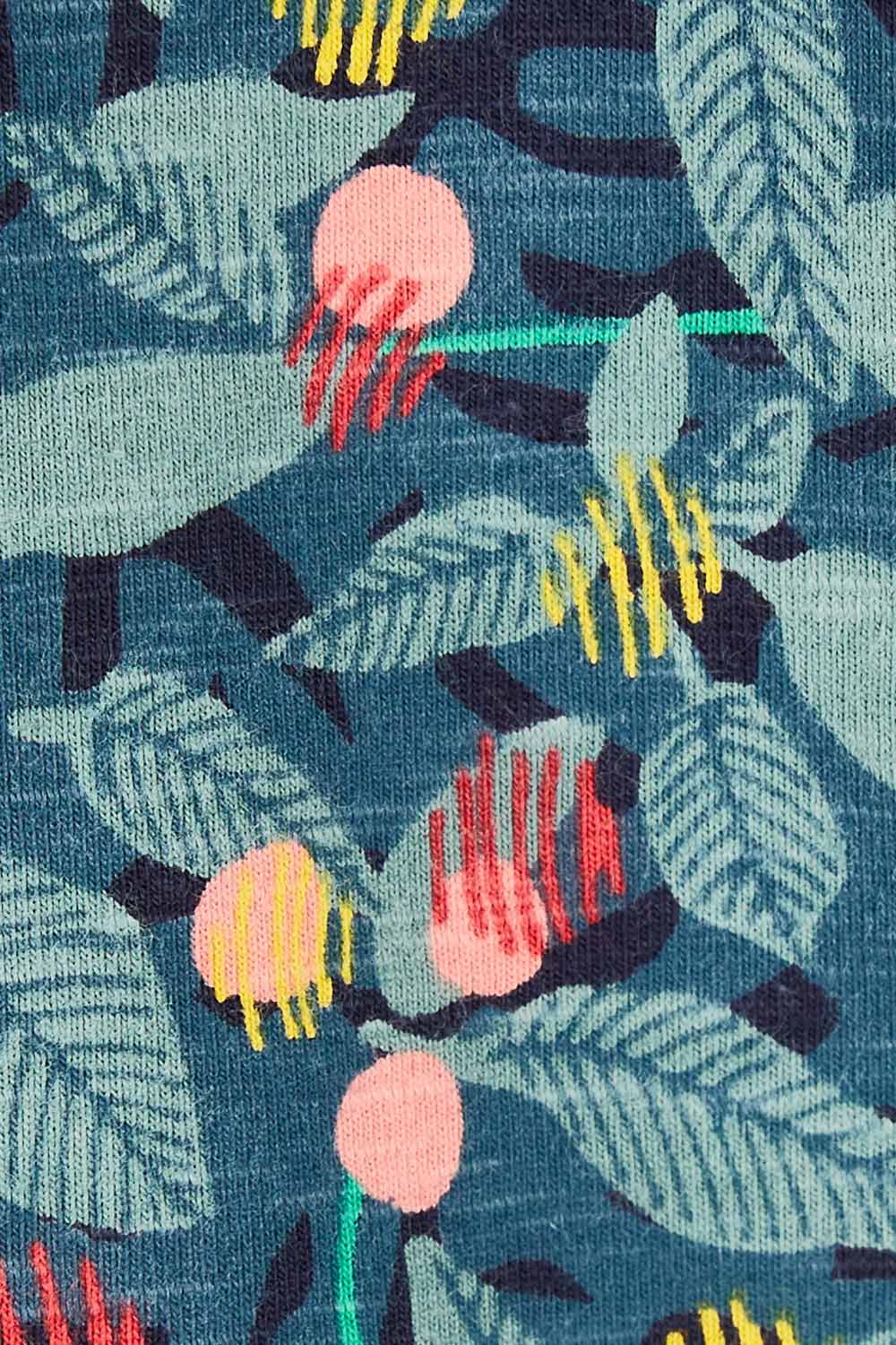 Product shot of the Summer Berry Maxi Dress in colour Multi (Blue), detail