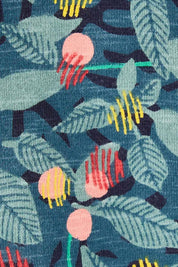Product shot of the Summer Berry Maxi Dress in colour Multi (Blue), detail