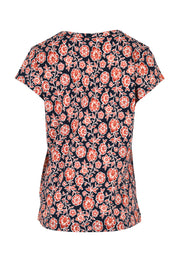 Preloved Boho Floral T Shirt - Multi