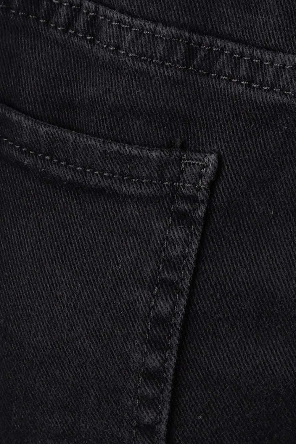 Product shot of the Angela Jogger Jean in colour Black (Black), detail