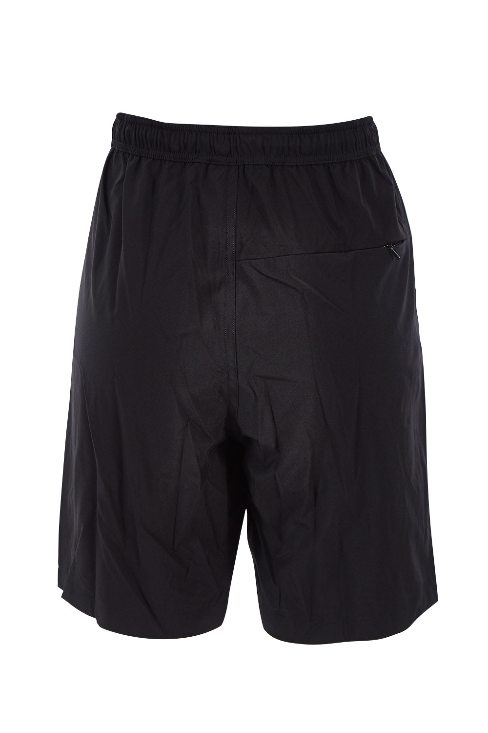 Product shot of the Knee Length Board Short in colour Black (Black), from the back