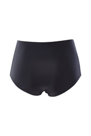 Product shot of the High Waisted Pants in colour Black (Black), from the back