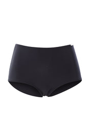 Product shot of the High Waisted Pants in colour Black (Black), from the front