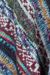 Product shot of the Lugano Wrap in colour Lugano (Blue), detail