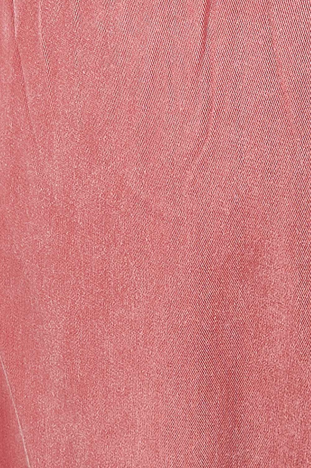 Product shot of the Lyocell Pant in colour Rose (Pink), detail