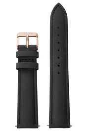 Product shot of the La Boheme Strap in colour Black (Black), from the front