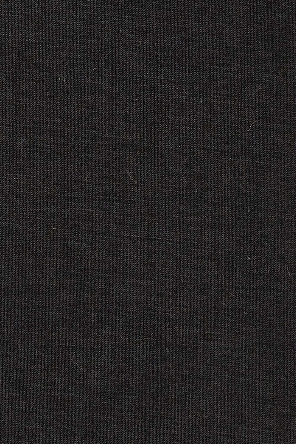 Product shot of the Summer Cotton Blend Pocket Dress in colour Black (Black), detail