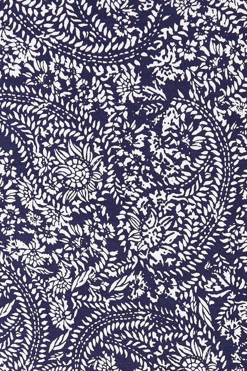 Product shot of The Bounce Dress in colour Navy (Blue), detail