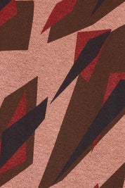 Product shot of the Bounce Dress in colour Pinkred (Pink), detail