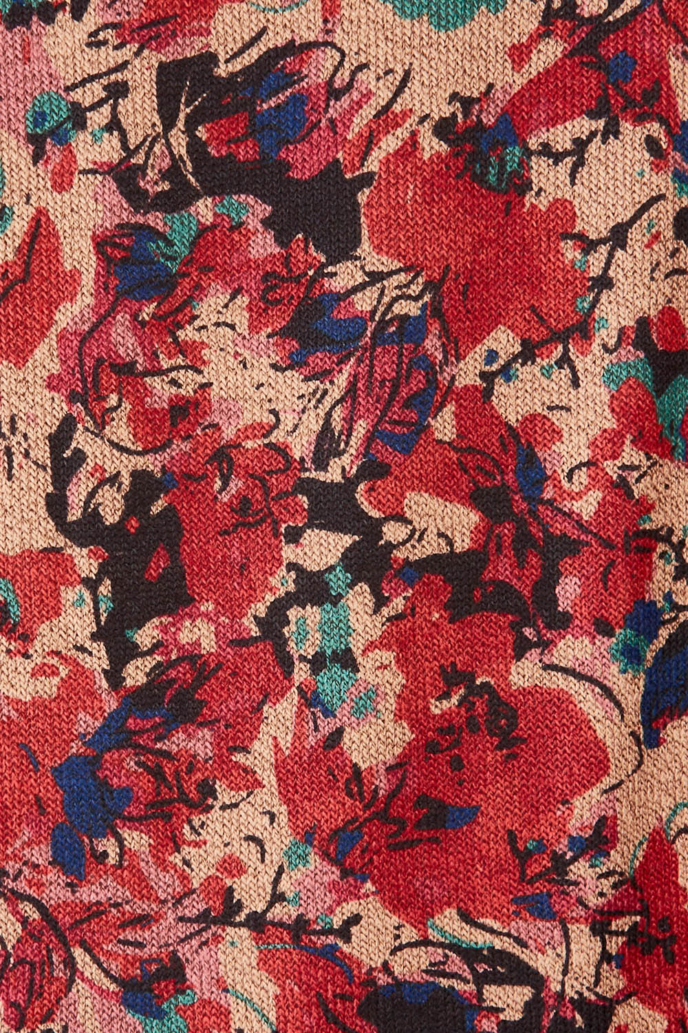 Product shot of the Bounce Dress in colour Red (Red), detail