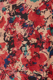 Product shot of the Bounce Dress in colour Red (Red), detail