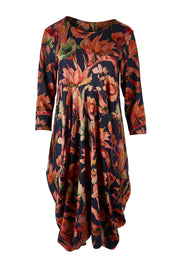 Product shot of the Bounce Dress in colour Royal (Blue), from the front