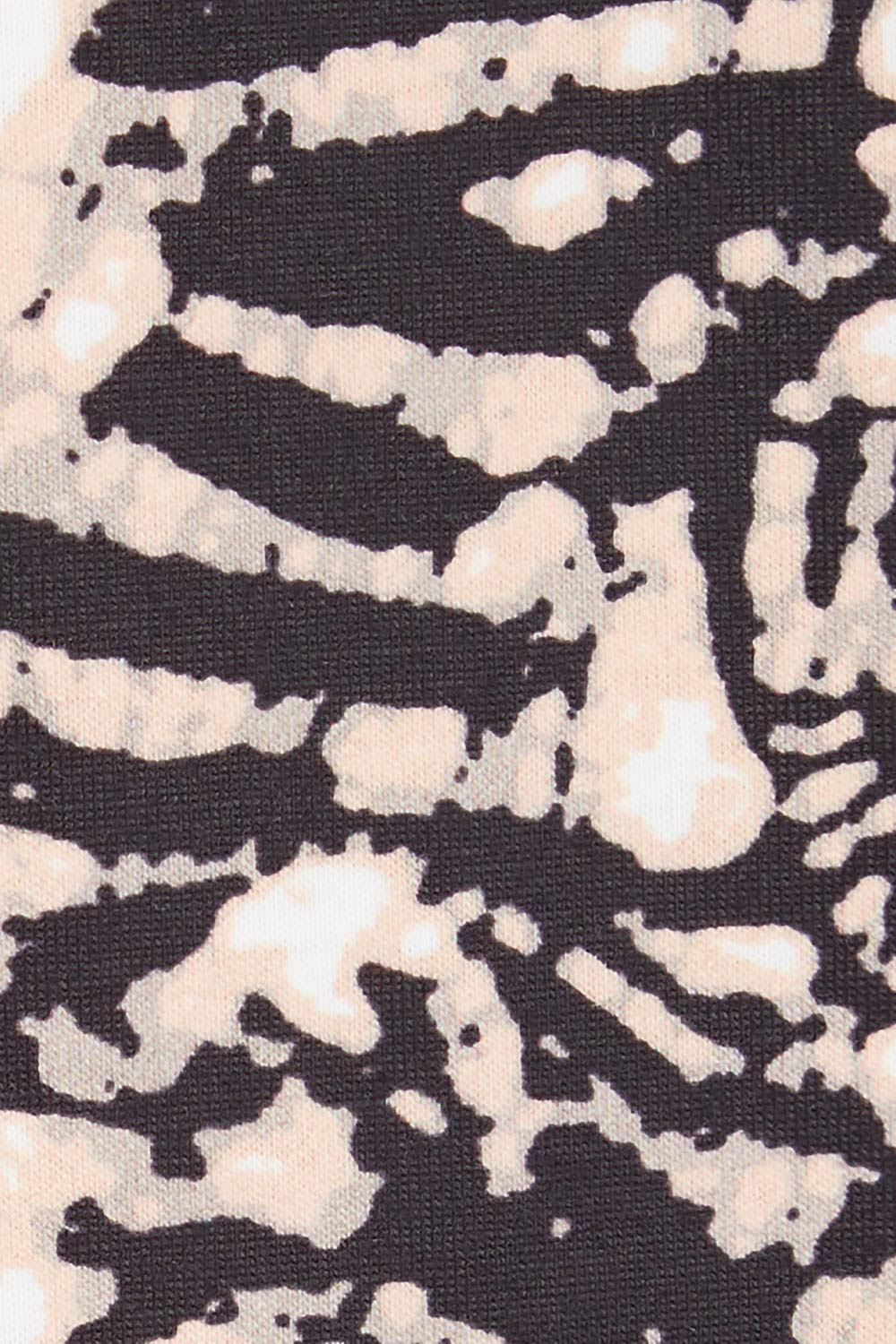 Product shot of the Print Dress in colour Print, detail