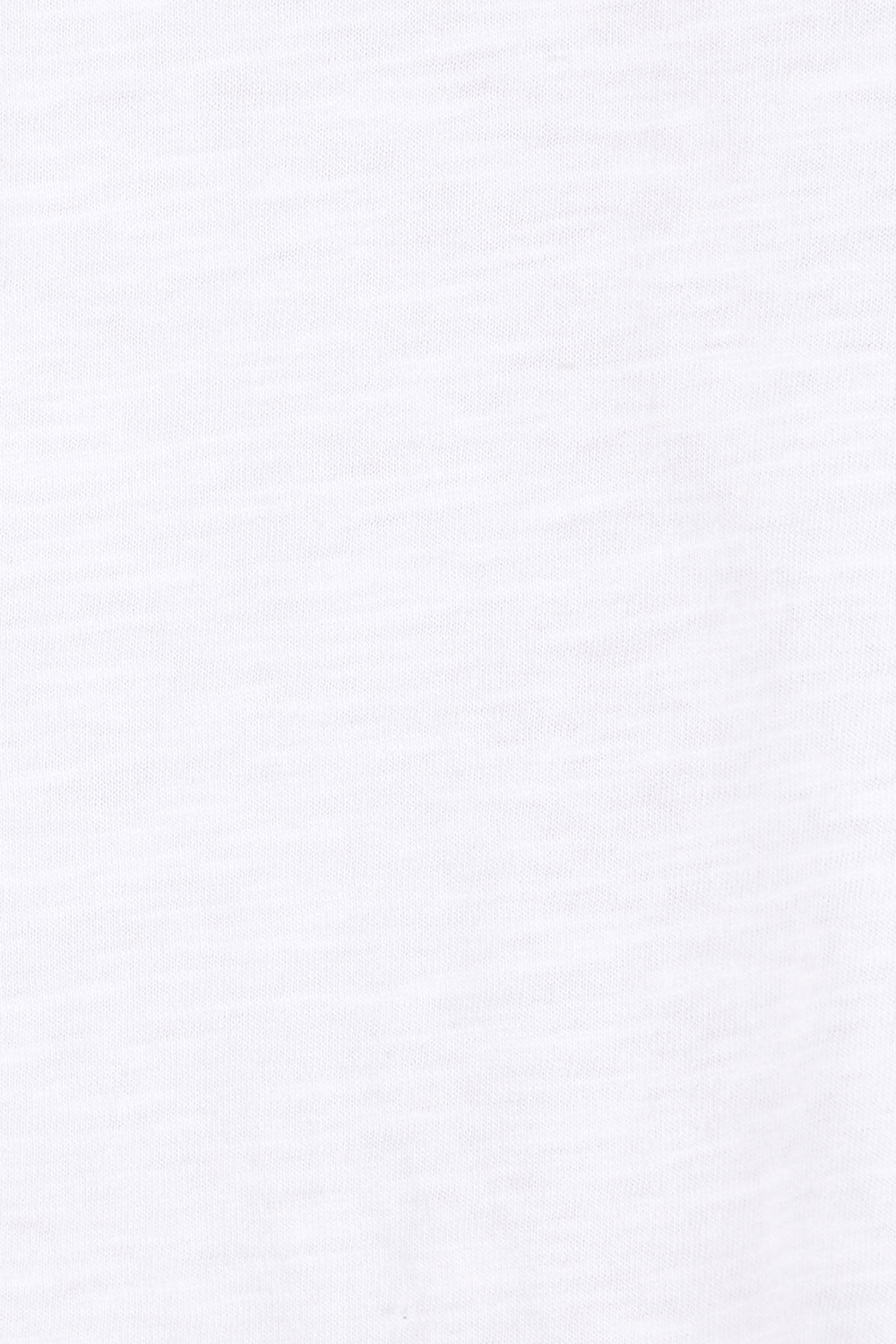 Product shot of the Ruffle 3/4 Sleeve Top in colour White (White), detail