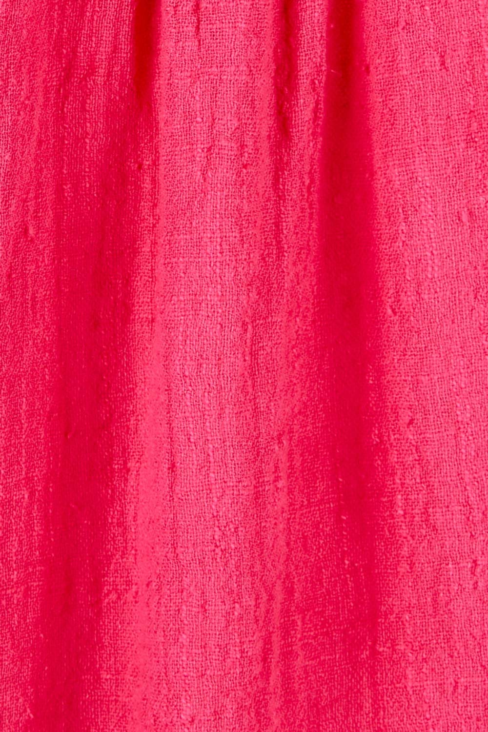 Product shot of the Ruffle Top in colour Hotpink (Pink), detail