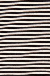 Product shot of the Stripe Maxi Dress in colour Blackbeige (Black), detail
