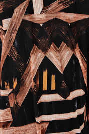 Product shot of the Overlay Cap Dress in colour Coffee (Blue), from the front