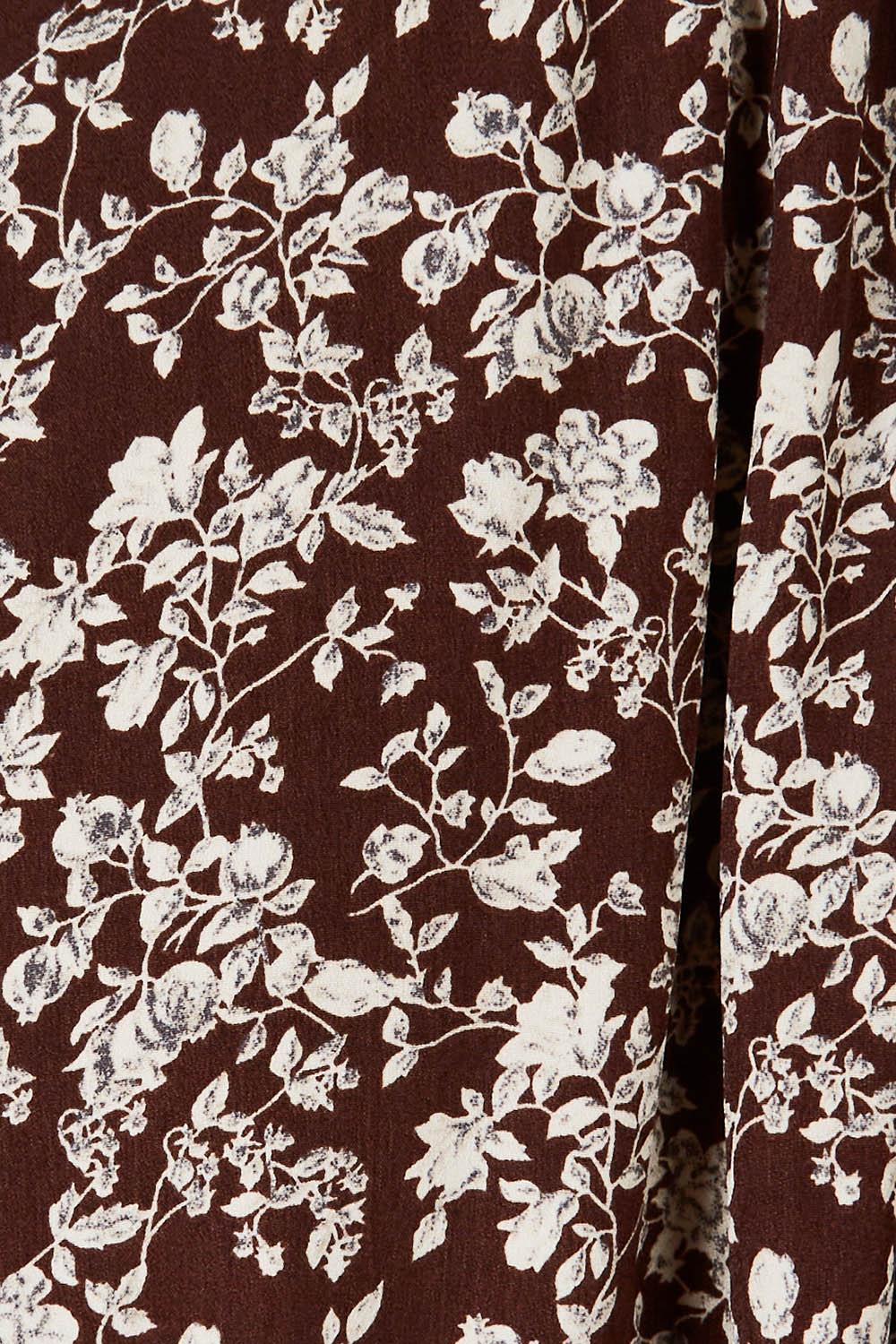 Product shot of the Felicia Dress in colour Mocha, detail