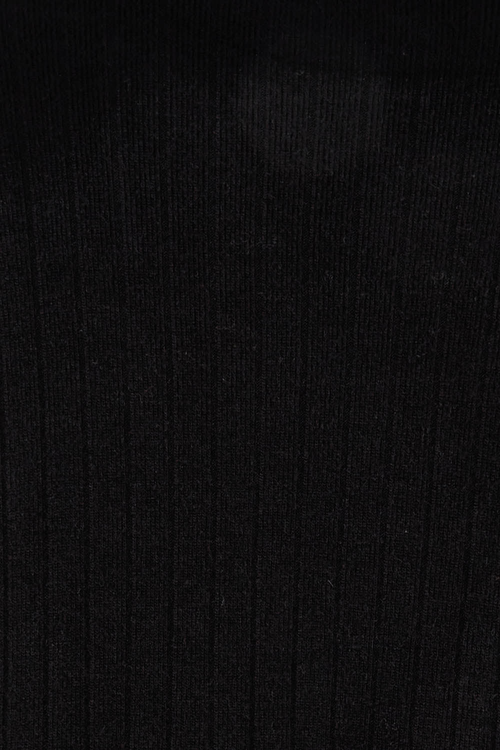 Product shot of the Rachel Rib Duster in colour Black (Black), detail