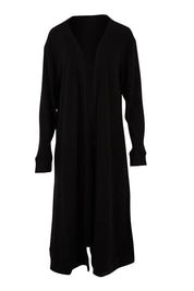 Preloved Rachel Rib Duster - Black