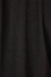 Product shot of the Ruched Sides Shirt in colour Black (Black), detail